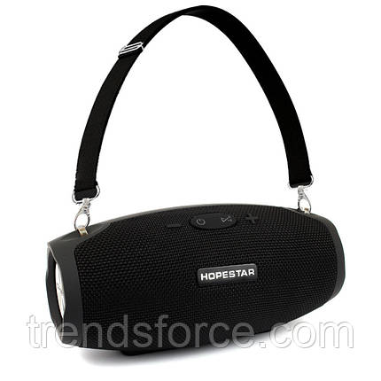 Колонка портативна акустична Bluetooth Hopestar H26 чорна 140068, фото 2