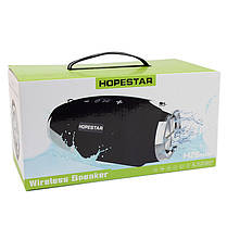 Портативна акустична Bluetooth колонка Hopestar H26 чорна 140068, фото 3