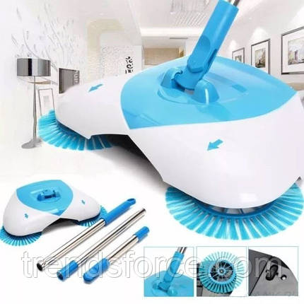 Механічна щітка віник для прибирання Spin Broom 130343, фото 2