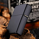 Запальничка Zippo 218 Classic Black Matte, фото 3