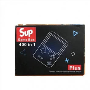Портативна ігрова ретроприставка 400 ігор Dendy Sega 8bit Sup Game Box Чорна 175459, фото 2