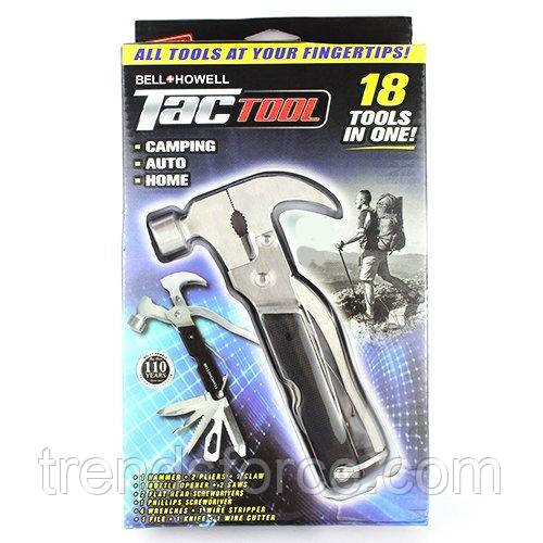 Многофункциональный молоток-гвоздодер Bell HOWell Tac Tool 18 в 1 131693 - фото 5 - id-p743478295