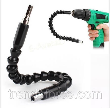 Подовжувач гнучкий універсальний для викрутки і дрилі Flexible Screw Tool 152710, фото 2