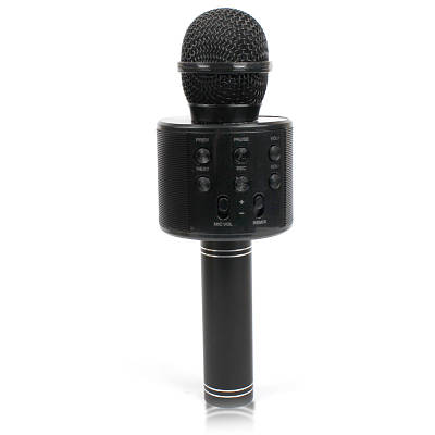 Мікрофон караоке Bluetooth WS858 чорний 141122