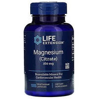 Life Extension, Магний (цитрат), 160 мг, 100 вегетарианских капсул