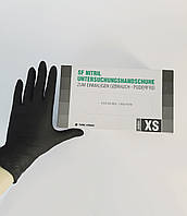 Нитриловые перчатки Черные (100шт/уп) Германия