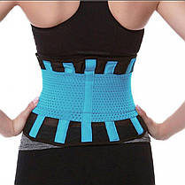 Пояс для схуднення Hot Shapers Belt Power на липучці блакитний, розмір L 141095, фото 2