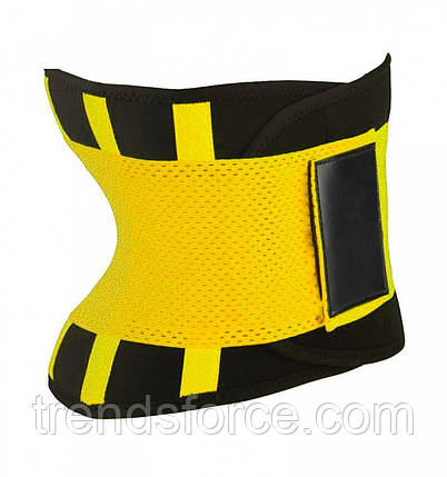 Пояс для схуднення Hot Shapers Power Belt на липучці жовтий, розмір L 141298, фото 2