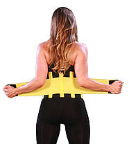 Пояс для схуднення Hot Shapers Power Belt на липучці жовтий, розмір L 141298, фото 2