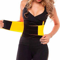 Пояс для схуднення Hot Shapers Power Belt на липучці жовтий, розмір L 141298, фото 3