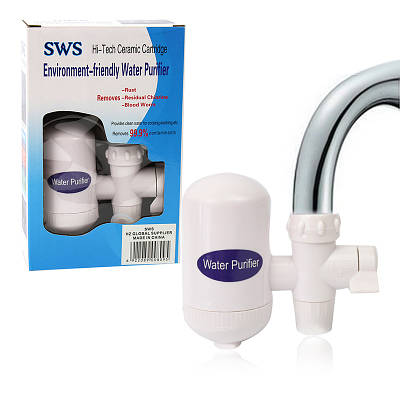 Фильтр насадка на кран для проточной воды Sws Water Purifier 150033