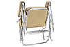 Сидіння алюмінієве Aluminum Folding Chair пісочне, фото 3