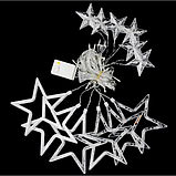 Гірлянда-бахрома (Stars) Curtain 12-WW 3 м (Білий-теплий) 5807, фото 3