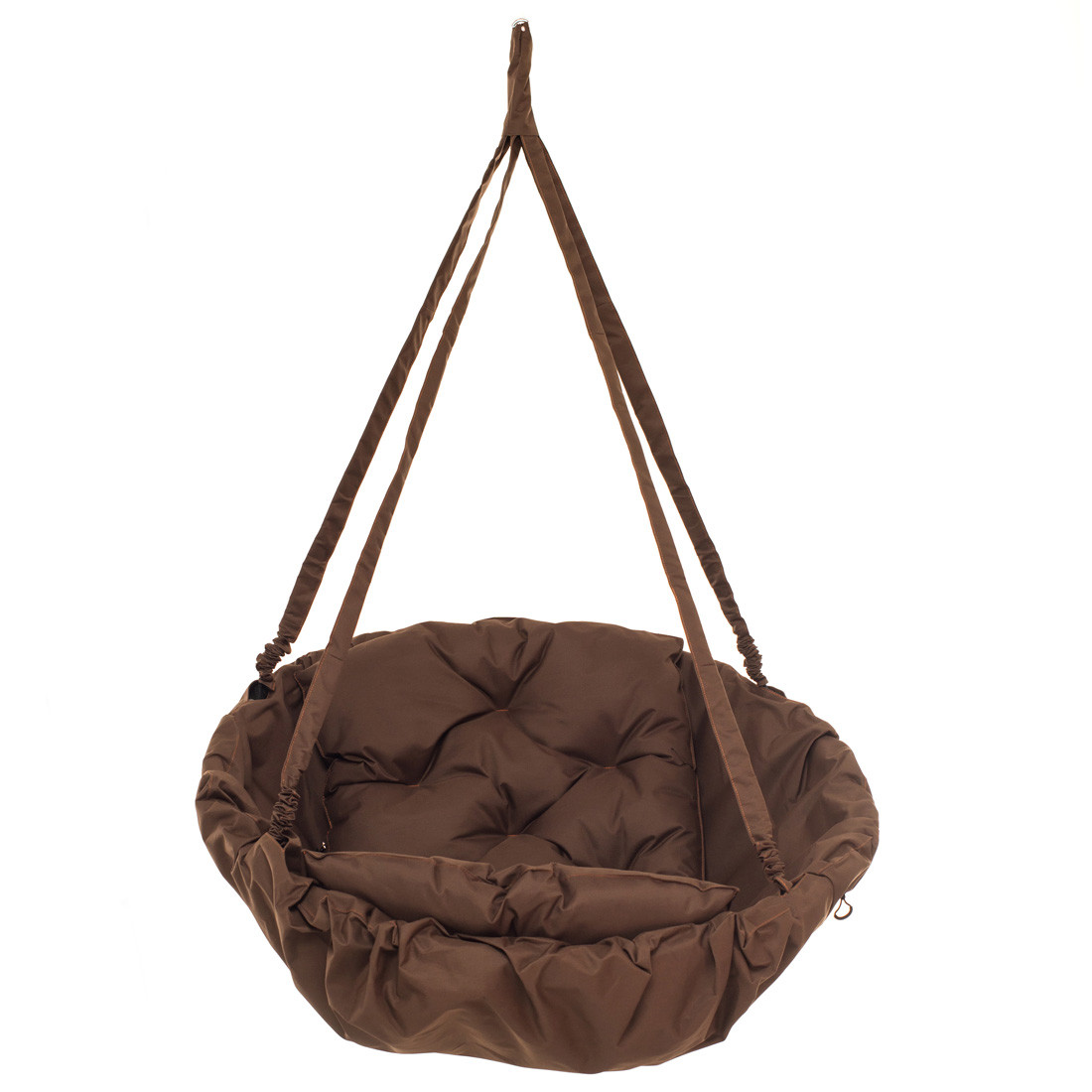 Крісло-гамак 100 кг 80 см Коричневе, фото 1