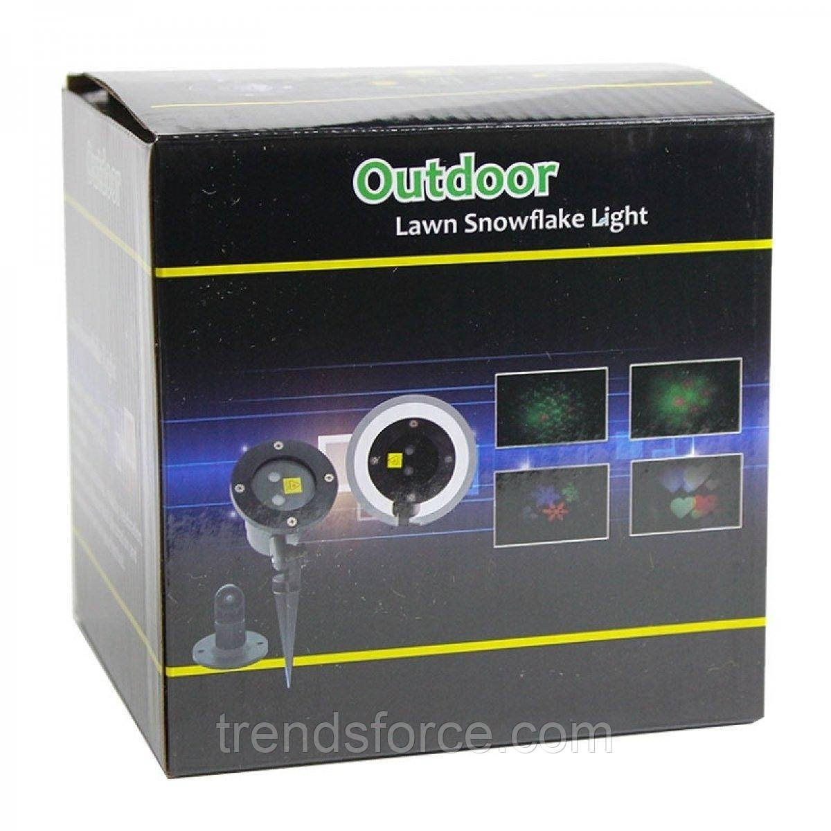 Проектор лазерный уличный Outdoor Lawn Snowflake Light 133181 - фото 2 - id-p823694443