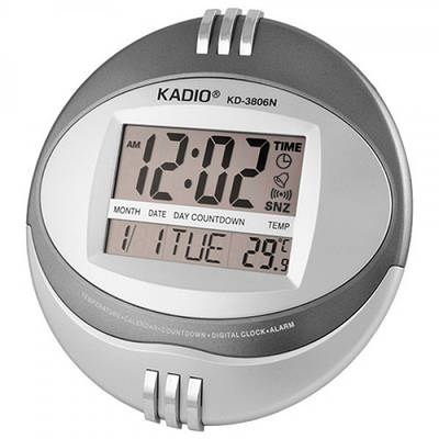 Часы электронные настенные Kadio KD-3806N 179335