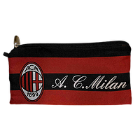 Шкільний пенал на блискавці AC Milan