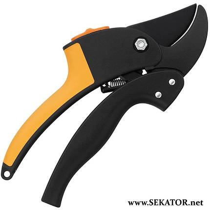 Секатор з храповим механізмом Fiskars / Фіскарс PowerStep Р83 (1000575/111670), фото 3