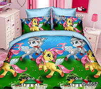 Постельное белье my little pony 150x215 см из ранфорса,Комплект постельного белья "Little Pony R8657