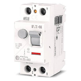 Диф. реле Eaton HNC xPole Home 2p 25A 30mA 4690