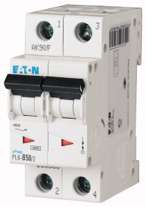 Авт. вимикач Eaton PL6 2p 50A C 6kA 286572