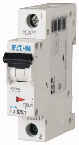 Авт. вимикач Eaton PL4 1p 10A B 4,5 kA 293114