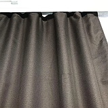 Сонцезахисні штори <unk> Штори з мішковини <unk> Готові штори з льону <unk> 100% захист від сонця <unk> Коричневі штори <unk>, фото 3
