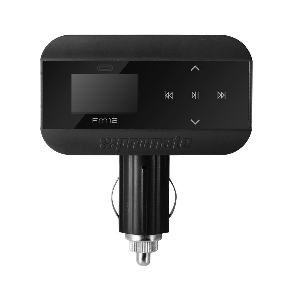 FM-трансмиттер Promate FM12 (fm12.black) - фото 1 - id-p344572312