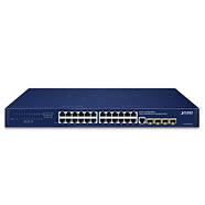 Керований гігабітний комутатор з 24 портами 10/100 / 1000T + 4 порти 100 / SFP 1000X, фото 5