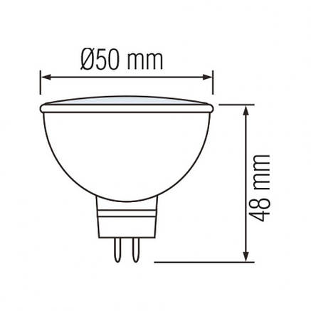 Світлодіодна лампа 4W 3000K GU10 Plus-4 Horoz Electric, фото 2