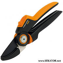 Секатор контактний (з коваделком) Fiskars / Фіскарс PowerGear X (L) PX93 (1023629/111013), фото 3
