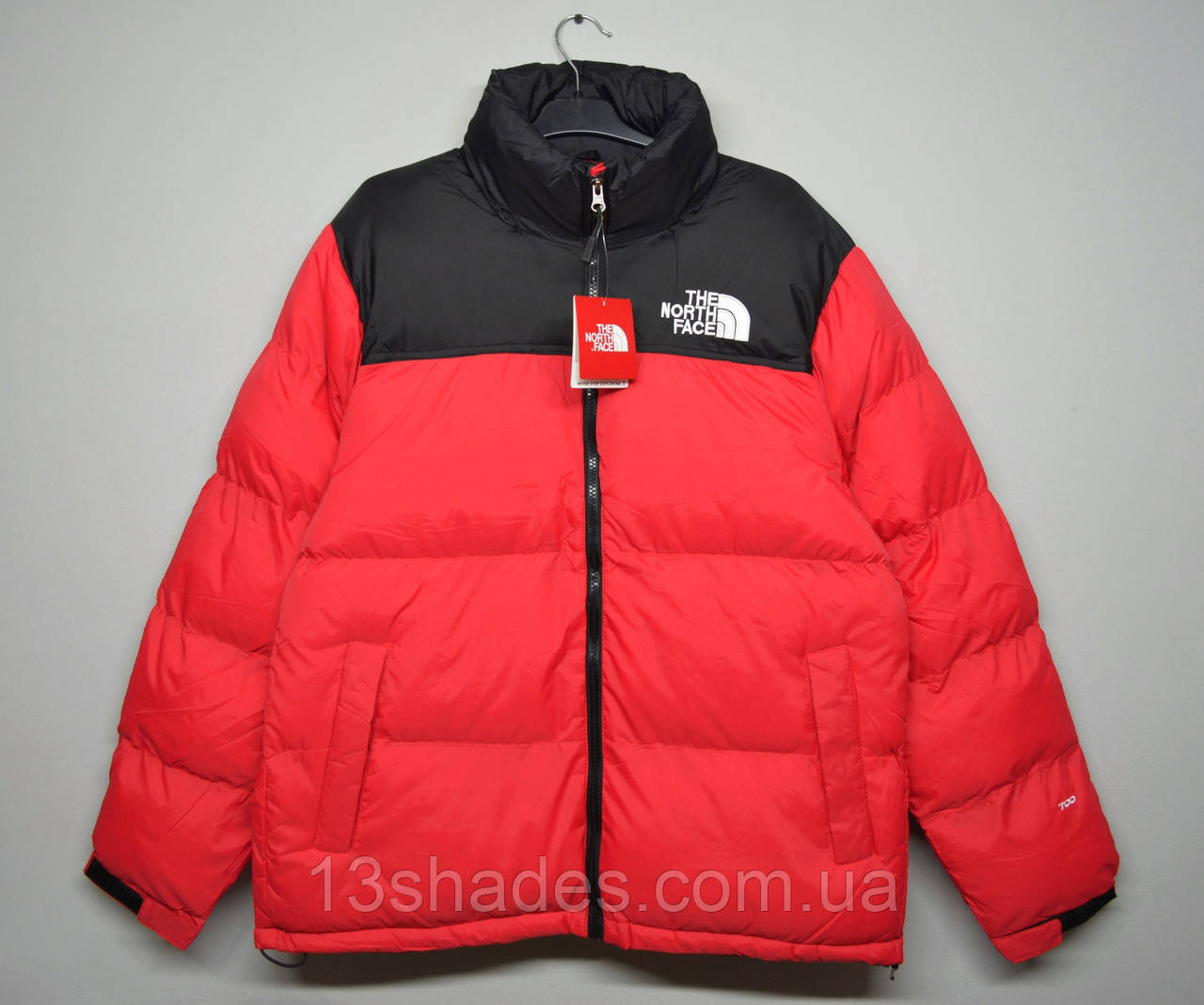 Зимовий пуховик The North Face норд фейс червоний Київ, фото 1