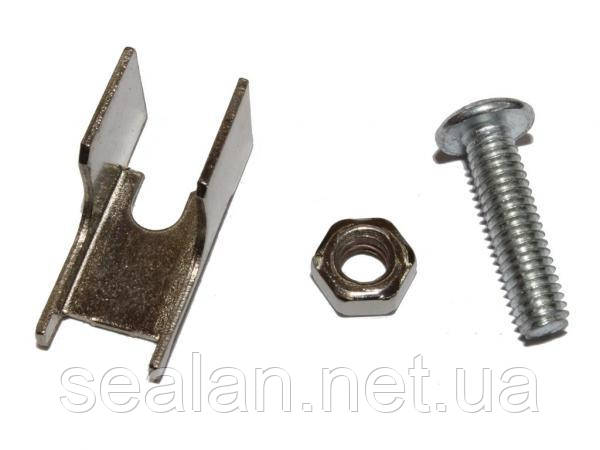 Кріплення в абон.розетку (скоба+болт+гайка) для розеток типу FOR-02, FOS-02, FTTH-3