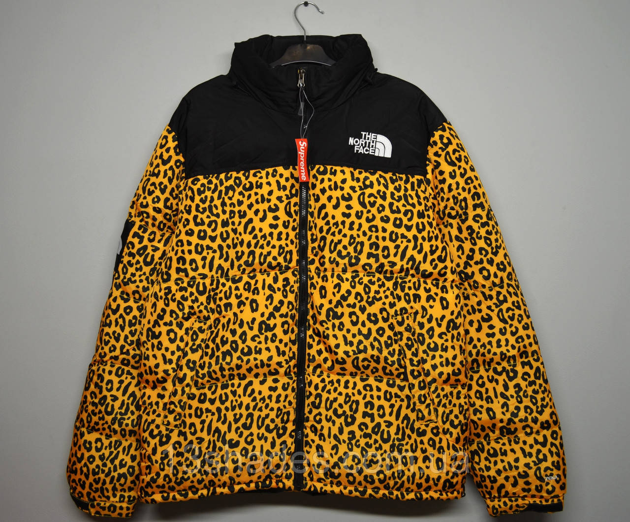 Зимовий пуховик Supreme x TNF Nuptse 700 Yellow норд фейс жовтий Київ, фото 1