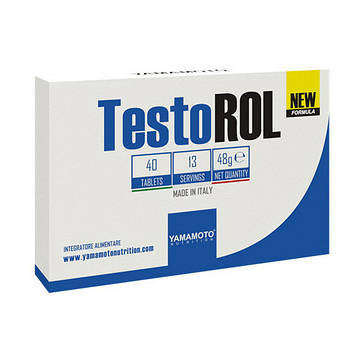 Бустер підвищення тестостерону для чоловіків Тестол Yamamoto Nutrition Testorol 40 tab/таблетки