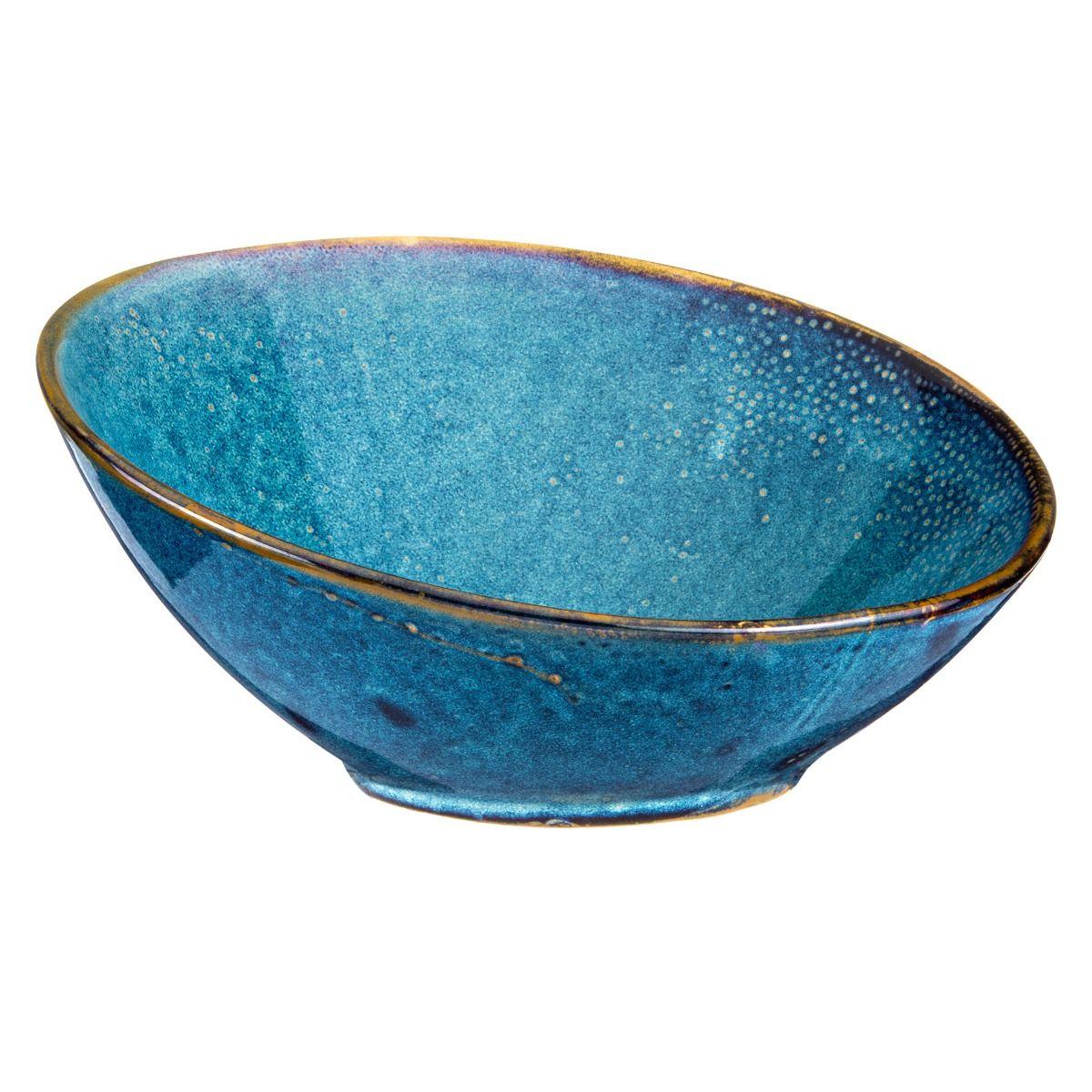 Чаша скошена діам. 25 см  "DEEP BLUE "