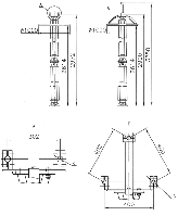 Шинні опори на базі ізоляторів серії "С"