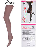 Капронові колготи microfibre ТМ Elizabeth 100 den mocca розмір 2
