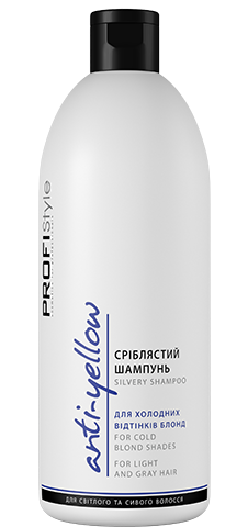 Шампунь для волосся сріблястий Anti-yellow Profistyle, 500 мл