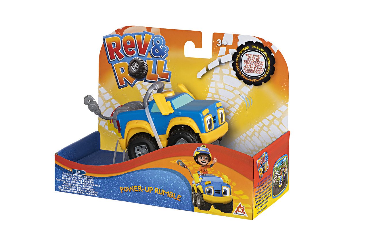 Іграшка з мультика Rev&Roll Рев і Рамбл Power-Up Rumble (EU881210)