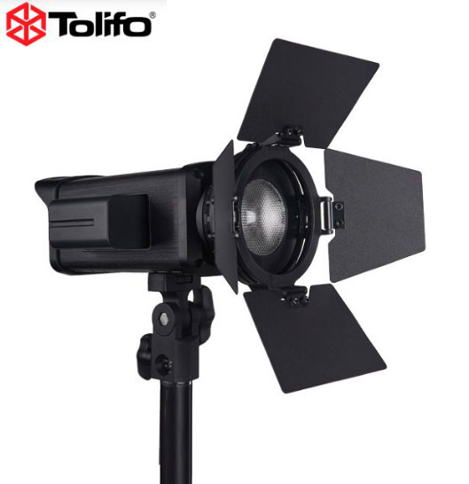 60W LED відеосвітло з лінзою Френеля - Tolifo FL-60S Fresnel Light автономний професійний моноблок