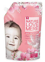 NATURE LOVE MERE - Гель для стирки детской одежды с экстрактом цветков вишни "Cherry Blossom", 1.3 л
