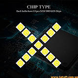 Автолампи H3 13 LED 6000K автолампи світлодіодні автолампи авто лед лампи авто лампа лед світлодіодна, фото 9