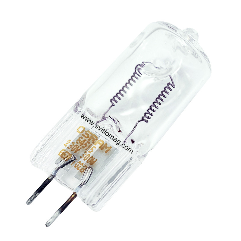 Лампа кварцова галогенна 240v 300w OSRAM 64515 GX6.35