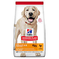 Hills SP Canine Adult Light Large Breed Chicken (Хілс СП Лайт) для великих 25+ собак 1-5 років за зайвої ваги