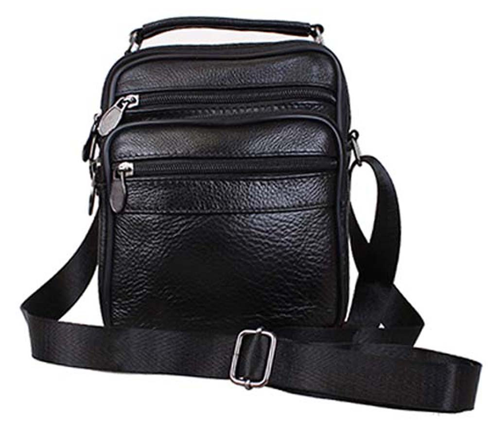 Чоловіча шкіряна сумка барсетка з ручкою G1-2020BL