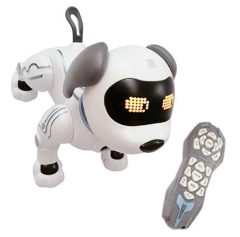 Робот собака на радіокеруванні інтерактивна Stunt Dog, світло, звук
