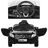 Дитячий електромобіль Mercedes (2 мотори, MP3, USB, FM) Bambi M 2772EBLR-2 Чорний, фото 2