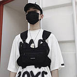 Нагрудна сумка TOUGH SLHS 125 чорна, фото 4