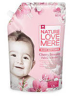 NATURE LOVE MERE - Кондиционер для детской одежды с экстрактом цветков вишни "Cherry Blossom", 1.3 л